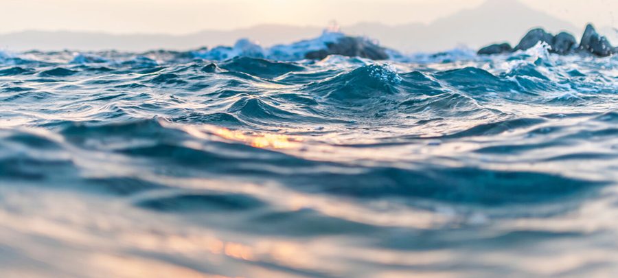 turbulent water